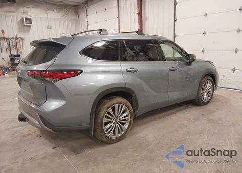 2023 Toyota Highlander Hybrid Platinum from USA, damaged, VIN 5TDEBRCH1PS132424